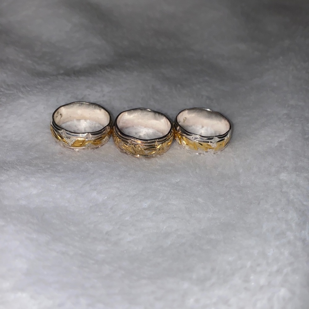 Sterling silver Hawaiian rings